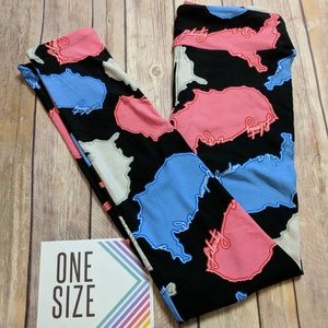 LuLaRoe Americana One Size leggings